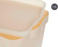 Kipit plastic box with lid 7,5l cream (7.50 l)