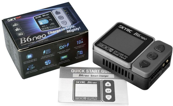 Immagine prodotto SkyRC B6neo Caricabatterie grigio LiPo 1-6s 10A 200W