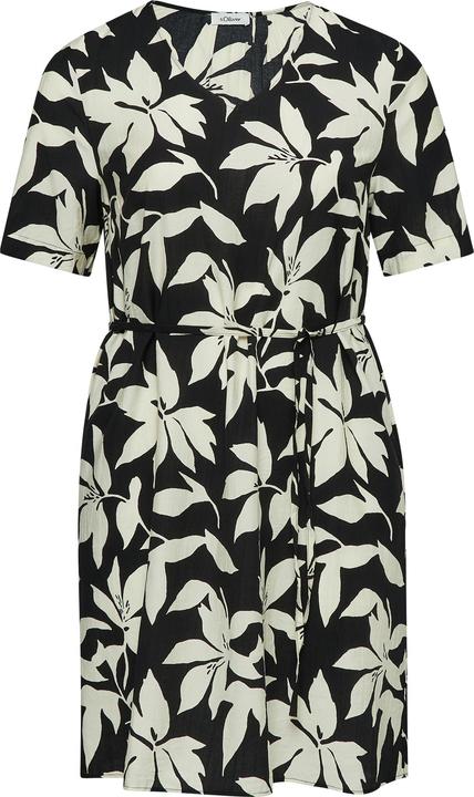 Image du produit s.Oliver Strukturiertes Kleid mit Gürtel (48)