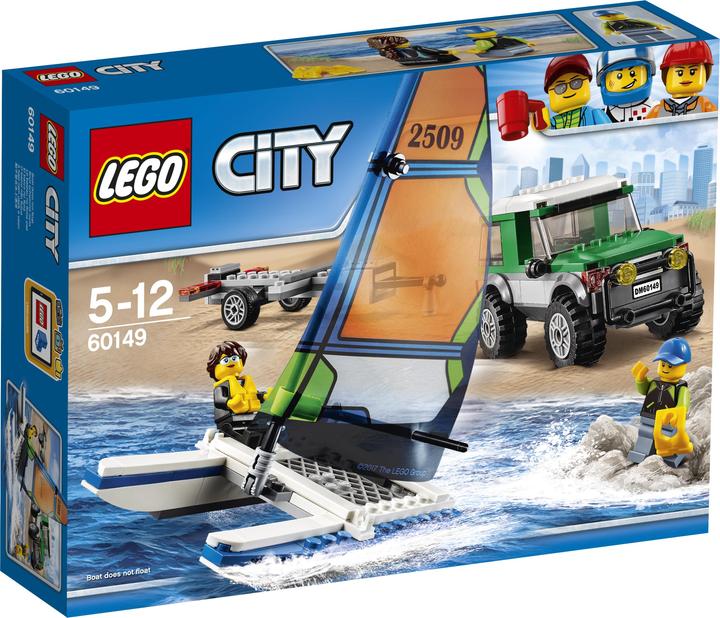 Immagine prodotto LEGO Veicolo fuoristrada con catamarano (60149, LEGO City)