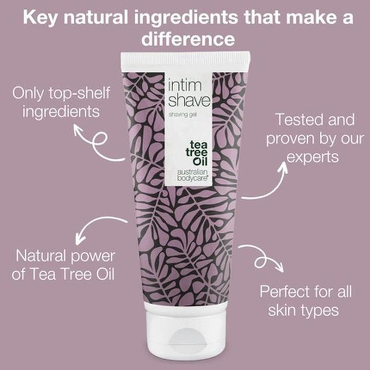 Produktbild Tea tree Australian Bodycare Intim Shave Intimate Shaving Gel with Oil 200ml (Intimgel, 200 ml)