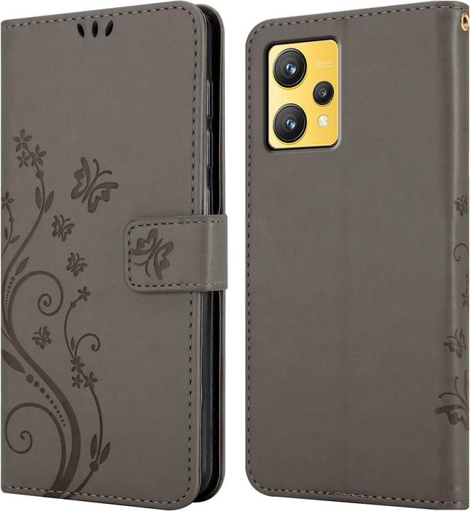 Image du produit Cadorabo Étui Flower Book pour Realme 9 4G / 9 PRO+ (Realme 9 4G, Realme 9 Pro Plus)