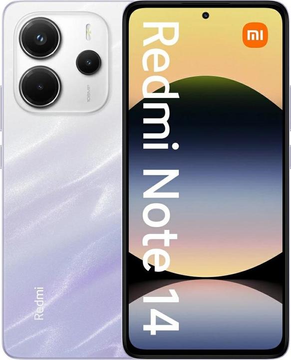 Image du produit Xiaomi Redmi Note 14 (256 Go, Mist Purple, 6.67", Double SIM hybride, 4G)