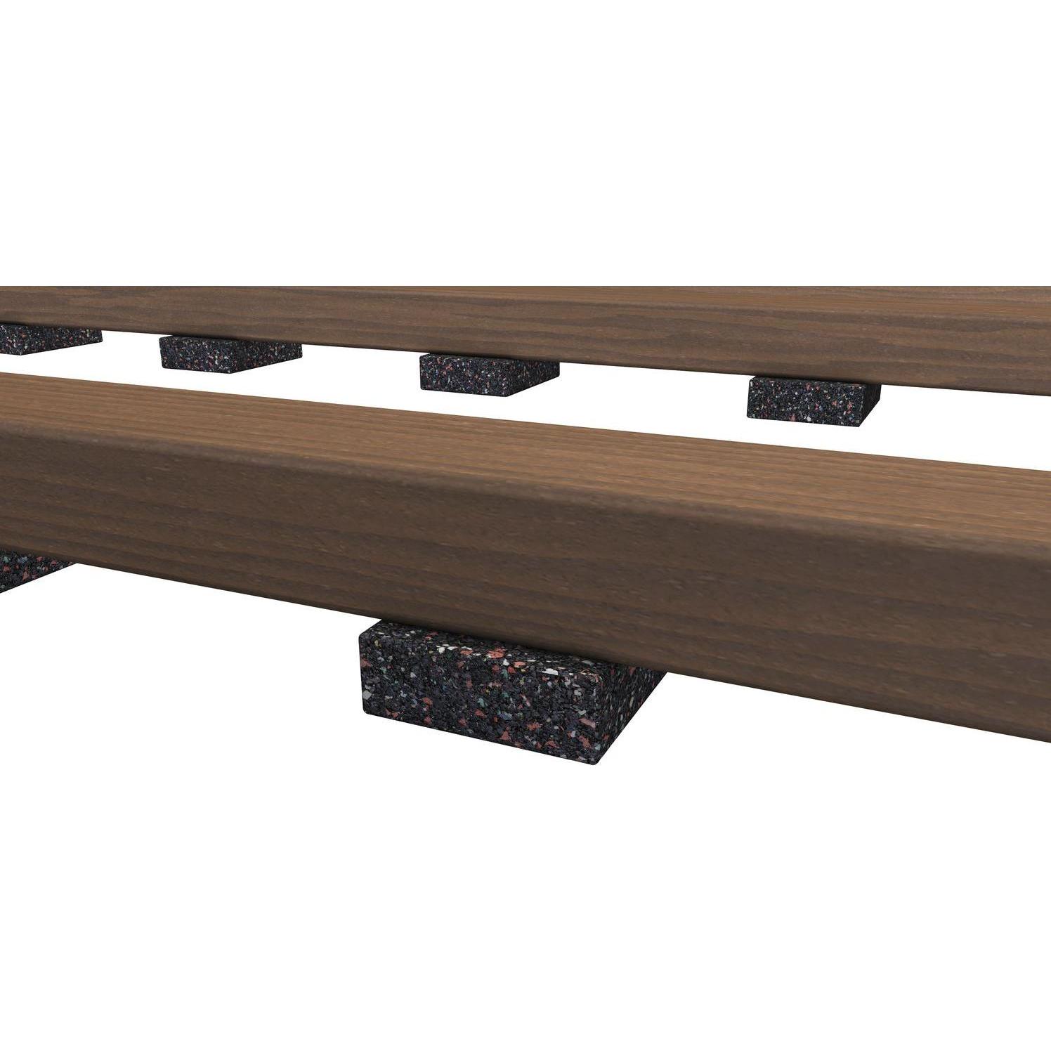 Thumbnail - Karle und Rubner, Gartenbodenbelag, Unterlagspad Isopad mit Beschichtung 8x192x192mm Pack = 10 Stck (10 x)