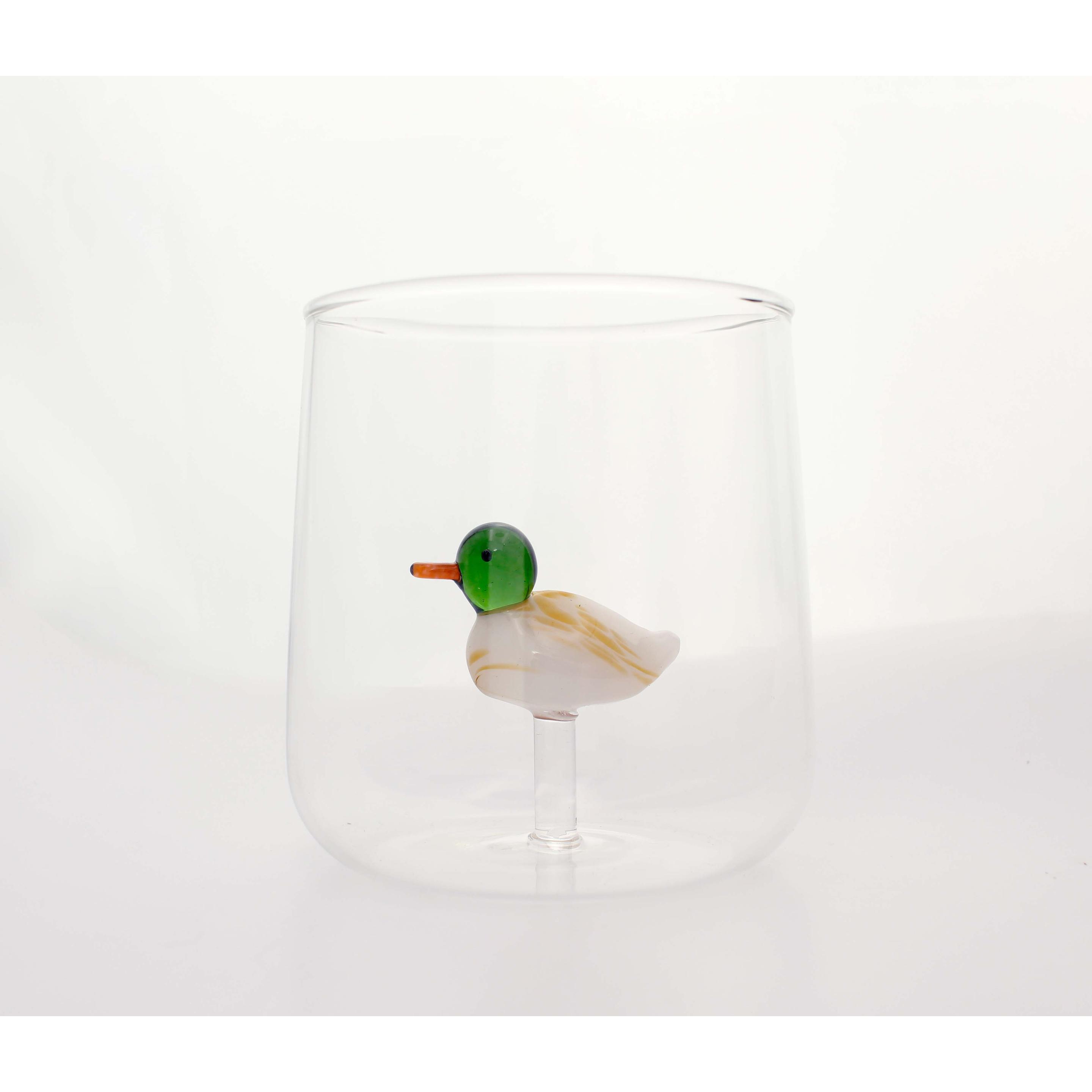Winkee Drinking Glasses - Handmade Duck, Trinkgläser