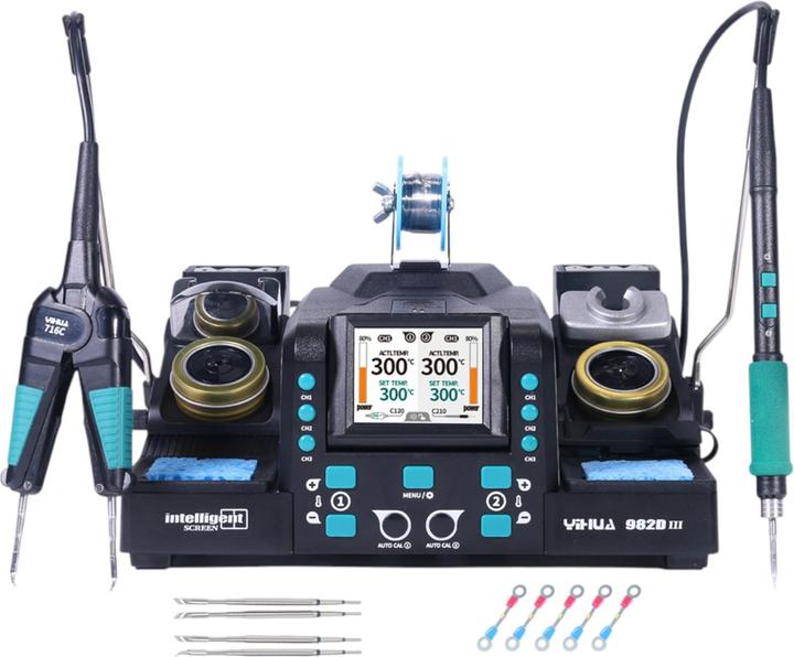 Immagine prodotto Yihua 982D-III 2in1 120W Präzision Lötstation und Rework Station