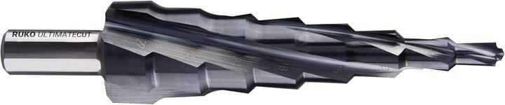Produktbild Ruko Stufenbohrer ULTIMATECUT 6-27mm HSS RUnaTEC Spiralnut Z.4 Stufen 8 (6 - 27mm)