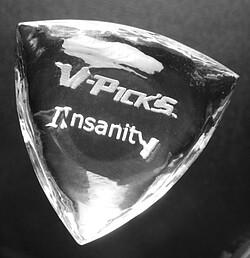 V-Picks V-Pick Insanity Pick crystal clear