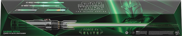 Produktbild Hasbro Star Wars: Ahsoka Black Series Replik Force FX Elite Lichtschwert Sabine Wren