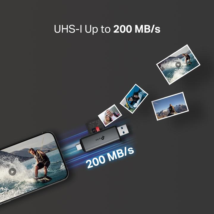 Produktbild TP-Link USB3.0 TYPE-C SD 3.0 ADAPTER (USB 3.1)