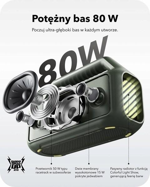 Productafbeelding soundcore Boom 2 (24 h, Oplaadbare batterij)