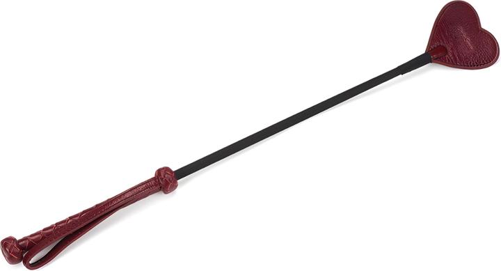 Immagine prodotto Liebe Seele Wine Red Echtleder Spanking Gerte mit Herz