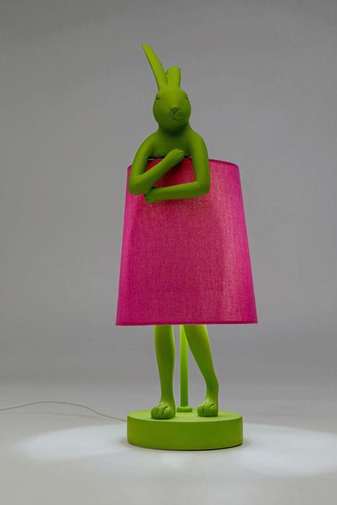 Image du produit Kare Design Lampe de table Animal Rabbit Vert/rose 50cm (E14)
