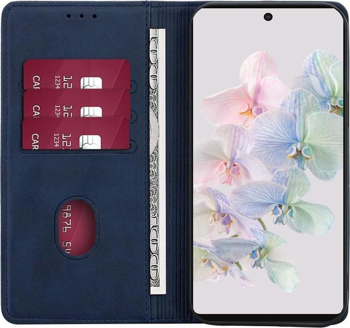 Produktbild Cover-Discount Google Pixel 7a - Stand Flip Case Hülle dunkelblau (Google Pixel 7a)