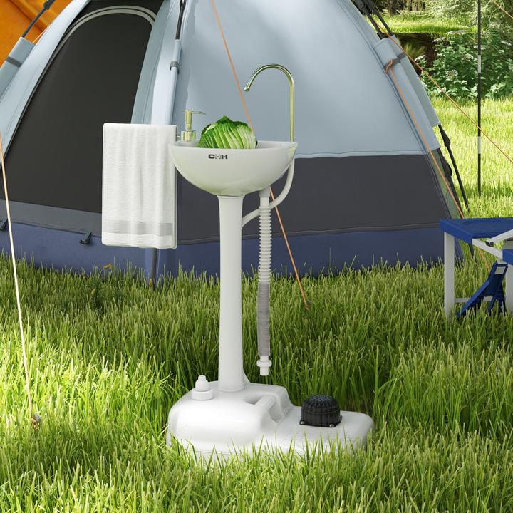 Produktbild Outsunny Camping Waschbecken mit Abwassertank
