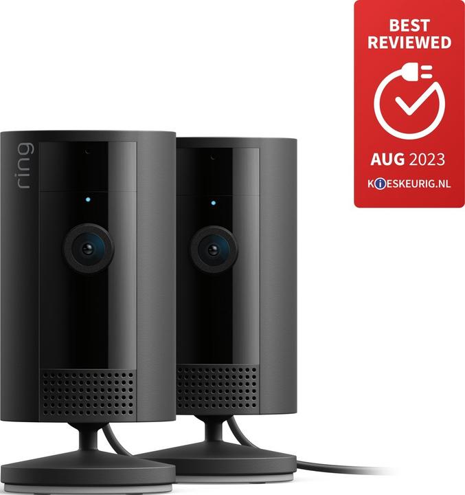 Actual product image Ring Indoor Cam 2nd Gen - 2 pack - Black EU (1920 x 1080 Pixels)