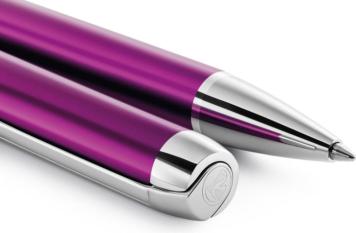 Image du produit Pelikan Stylo à bille Pura® Violet dans un étui cadeau (Violet, 1 x)