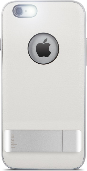 Produktbild Moshi Kameleon - designer case with aluminum kickstand - fits iPhone 6/6s - Ivory White (Apple iPhone 6)