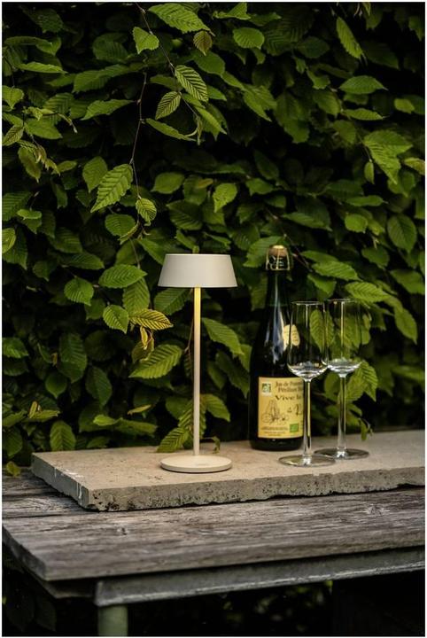 Produktbild Konstsmide Akku-Tischleuchte Menton LED 2200/2700K, Dimmbar - Sand (115 lm)