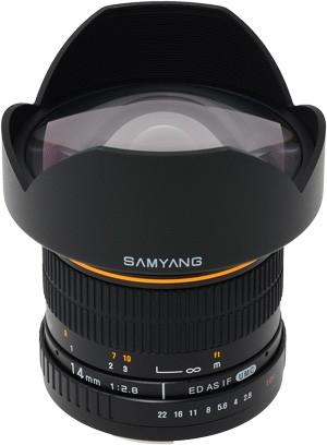 Produktbild Samyang 14mm f/2.8 ED AS IF UMC - Canon EF (Canon EF, Vollformat)