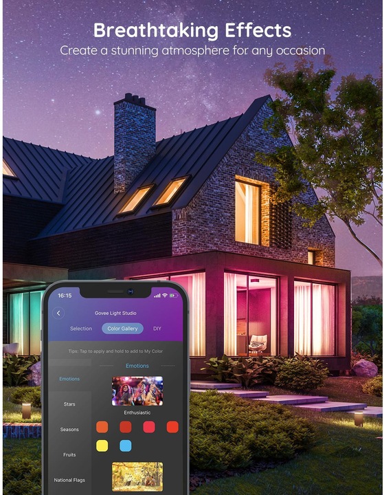 Image du produit Govee Smart (RGB, 1500 cm, Intérieur)