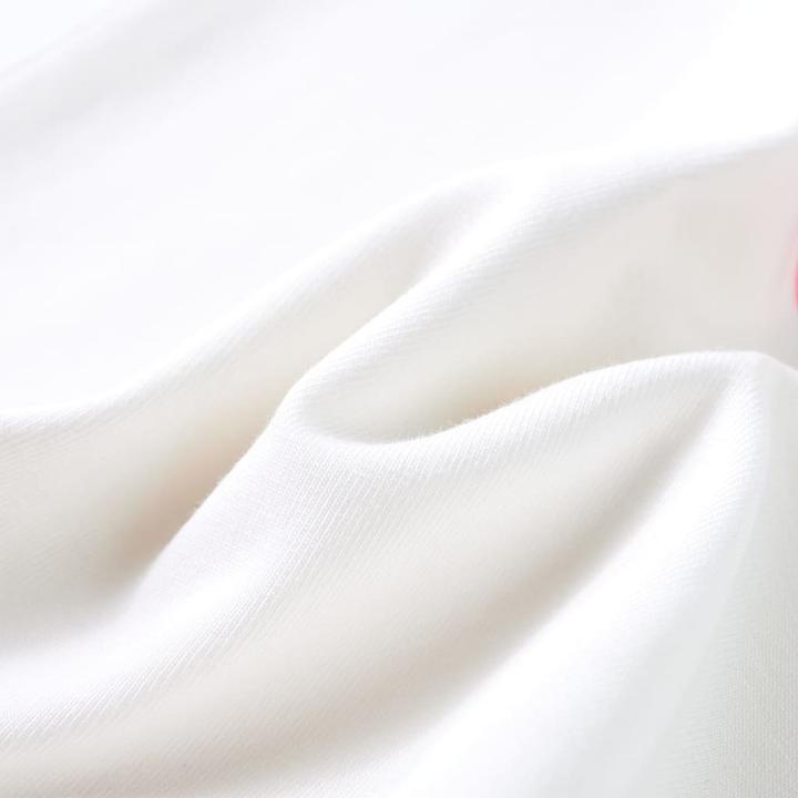 Immagine prodotto vidaXL Maglietta da bambino ecru 140,Materiale: 95 % cotone. 5 (140)