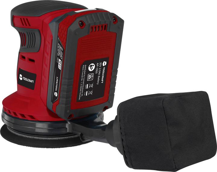 Actual product image Toolcraft Akku-Exzenterschleifer (Eccentric polisher)