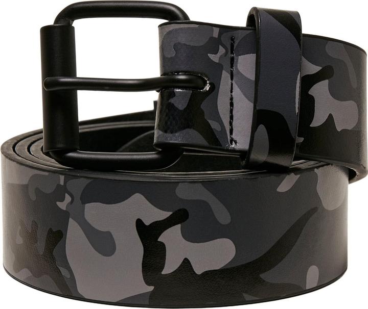 Actual product image Urban Classics Synthetic Leather Camo Belt - 16373 (S, M)