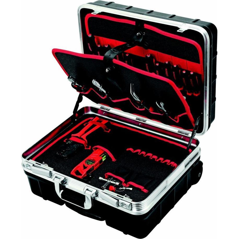 Cimco, Werkzeugkoffer, CIM 170601 Techniker-Koffer Industrie Trolley (22 Teile)
