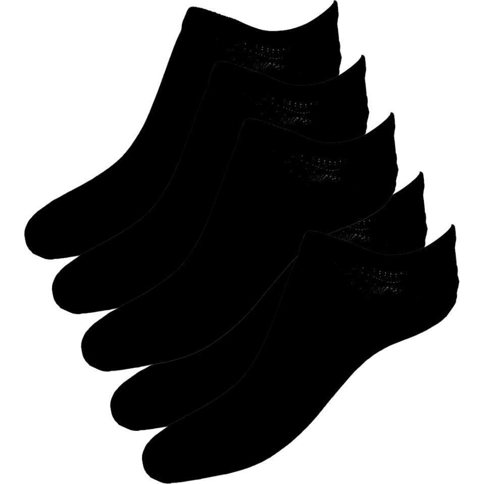 Thumbnail - JTI, Socken, Söckchen aus Baumwolle - Schwarz - 5er-Pack - Gr. 37-40, Schwarz, (5er Pack, 37 - 40)
