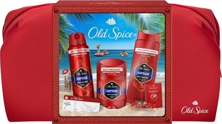 Immagine prodotto Old Spice Captain Kinkekomplekt Reisikotis (Set da barba)