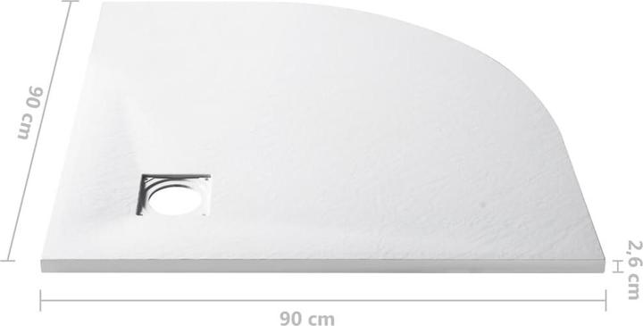 Produktbild vidaXL Duschwanne