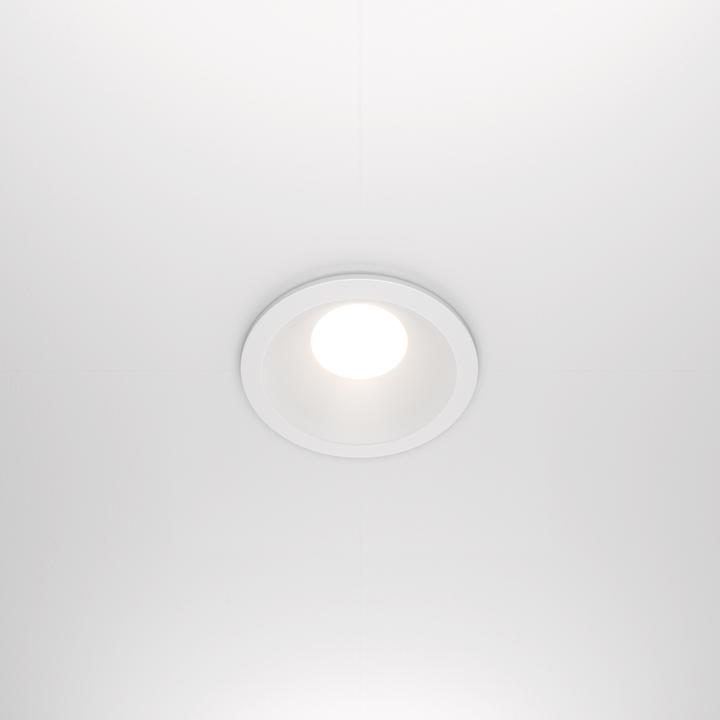 Image du produit Maytoni Zoom Downlight, Luminaire encastré GU10 rond Blanc IP65 résistant à l'eau Ø85mm (GU10)
