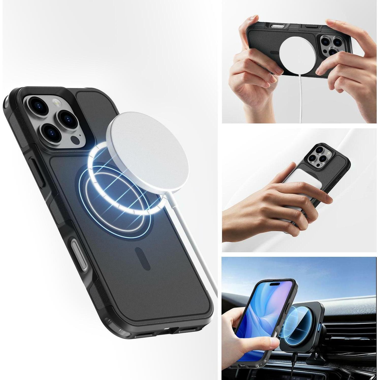 Thumbnail - 4smarts Defend Case (Apple iPhone 16 Pro Max), Smartphone Hülle, Schwarz