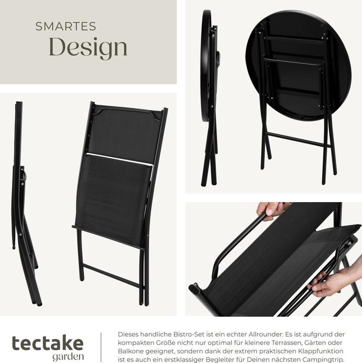 Image du produit tectake Ensemble de jardin Düsseldorf (60 cm)