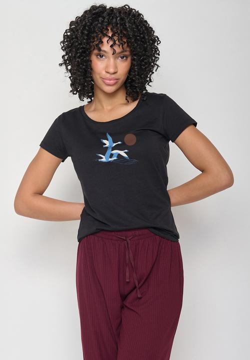 Actual product image Greenbomb T-Shirt Animal Goose Family (XS)