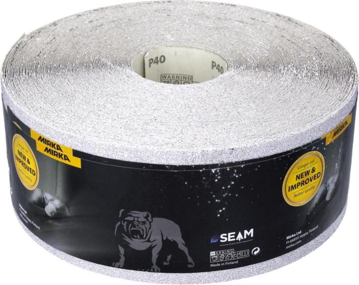 Produktbild Mirka BASECUT Schleifpapier 115 mm x 50 m P40 Schleifrolle ( 2251100140N ) Universal Schleifpapier (P40)