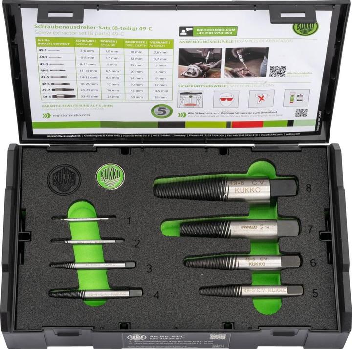 Immagine prodotto Kukko Estrattore 49-8 per viti M33-M45 con foro Ø 20,0 mm