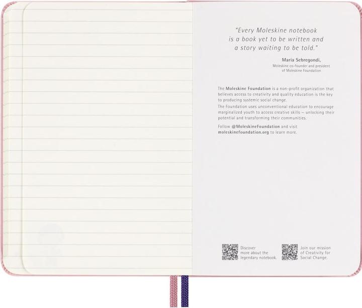 Actual product image Moleskine Sakura notebook, P/A6, Lined, Hard cover (9 x 14 cm, Lined, Hardcover)