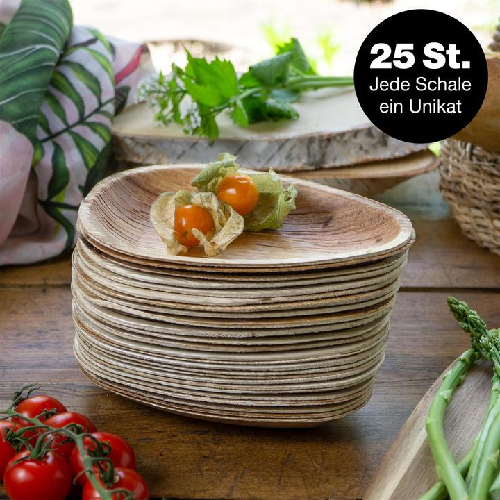 Image du produit Moritz & Moritz Vaisselle en feuille de palmier 25 pièces (25 x)