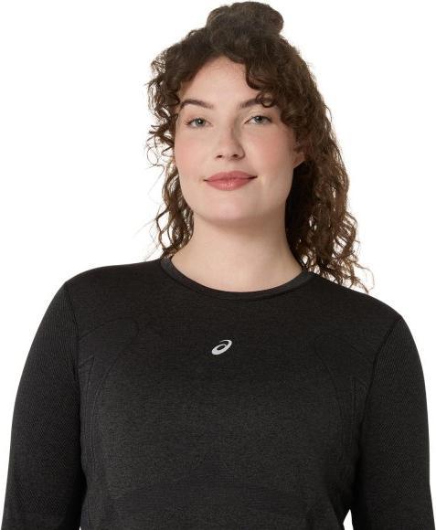 Actual product image ASICS Performance Asics Road Seamless Ls Top Performance Black/Graphite Grey Woman (M)
