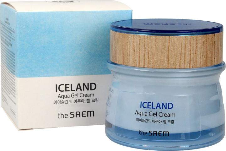 Actual product image The Saem Iceland Aqua Gel Cream moisturizing face cream 60ml (60 ml, 24h cream)