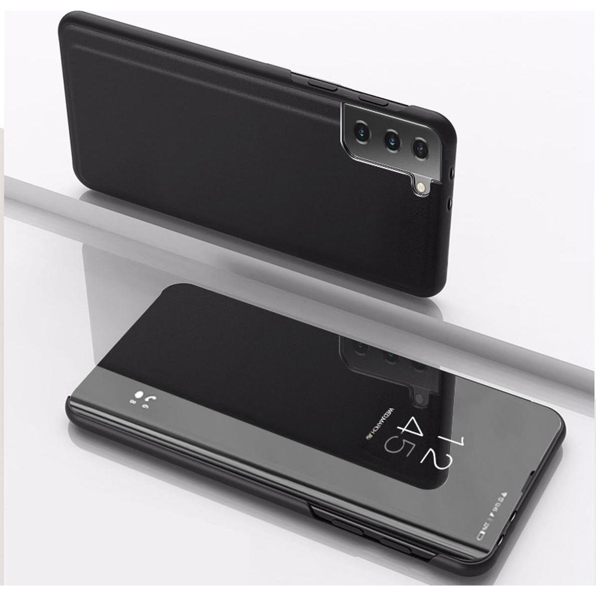 Thumbnail - König Design Hülle Handy Schutz für Samsung Galaxy S21 Plus Case Cover Tasche Etuis Schwarz (Samsung Galaxy S21+), Smart...