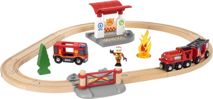 Immagine prodotto Brio Set per vigili del fuoco ferroviari