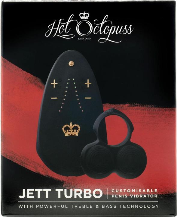 Produktbild Hot Octopuss - JETT TURBO Penisring - Schwarz (4 cm)