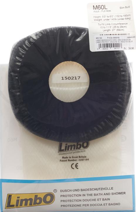 Limbo Bath protection 66cm arm thin 25-29cm adult waterproof (Lavatory)
