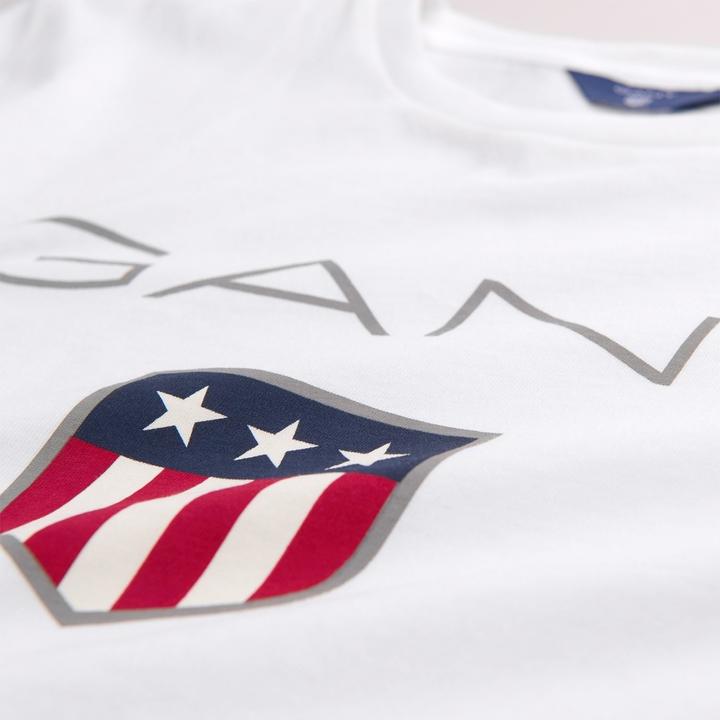 Actual product image GANT T-shirt Sporty Comfortable fit Shield Logo - 17738 (134, 140)