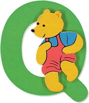Actual product image Bieco Letter bear Q 8cm wood