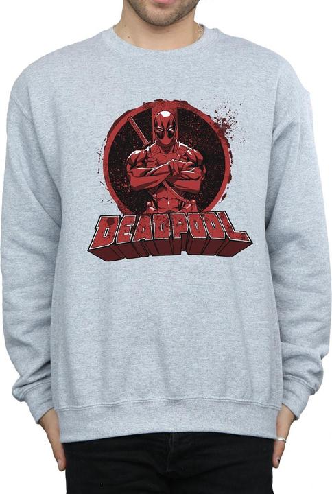 Produktbild Deadpool Crossed Arms Logo Sweatshirt (S)