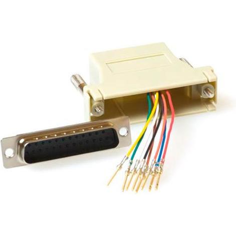 ACT Adattatore modulare D-sub/RJ-12 25-Sub-D RJ-45 Grigio Cavo interfaccia/adattatore, Cavo di interfaccia